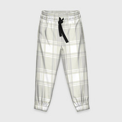Брюки детские Checked white completely, цвет: 3D-принт