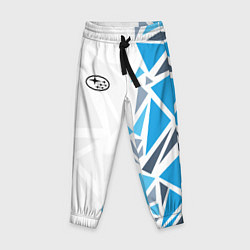 Брюки детские Субару - фрагменты, цвет: 3D-принт