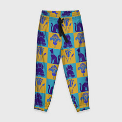 Брюки детские Символы Египта, цвет: 3D-принт