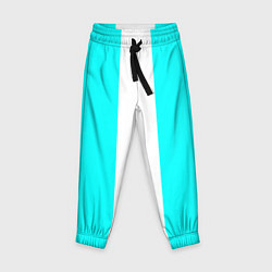 Брюки детские Color blue and white, цвет: 3D-принт