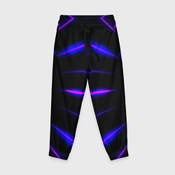 Детские брюки Color black neon