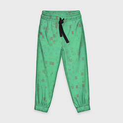 Брюки детские Color green brown, цвет: 3D-принт