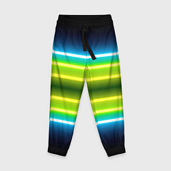 Брюки детские Neon multicolored lines, цвет: 3D-принт