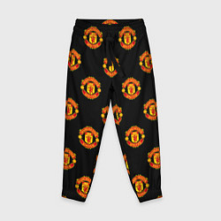 Брюки детские Manchester United Pattern, цвет: 3D-принт