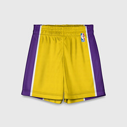 Шорты детские Lakers, цвет: 3D-принт