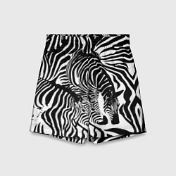 Шорты детские Полосатая зебра, цвет: 3D-принт