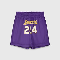 Шорты детские Los Angeles Lakers Kobe Brya, цвет: 3D-принт