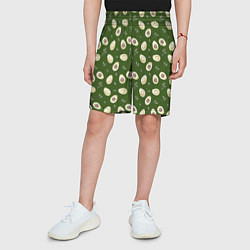 Шорты детские АВОКАДО, цвет: 3D-принт — фото 2