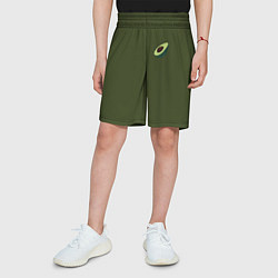 Шорты детские Авокадо, цвет: 3D-принт — фото 2