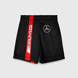 Шорты детские MERCEDES-BENZ AMG, цвет: 3D-принт