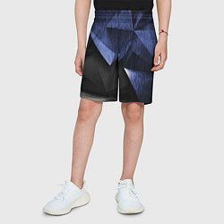 Шорты детские GEOMETRY DARK, цвет: 3D-принт — фото 2