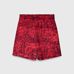 Шорты детские Розы, цвет: 3D-принт