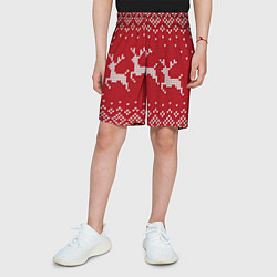Шорты детские Олени, цвет: 3D-принт — фото 2
