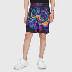 Шорты детские Масло, цвет: 3D-принт — фото 2