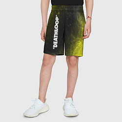 Шорты детские Deathloop - Огонь, цвет: 3D-принт — фото 2