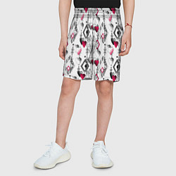Шорты детские Абстрактный современный узор, цвет: 3D-принт — фото 2