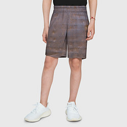 Шорты детские Ржавый металл, цвет: 3D-принт — фото 2