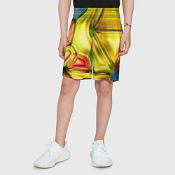 Шорты детские Абстрактная абстракция, цвет: 3D-принт — фото 2