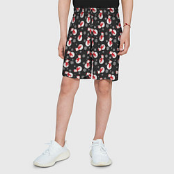 Шорты детские Snowmen, цвет: 3D-принт — фото 2