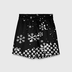 Детские шорты Чёрный клевер снежинки