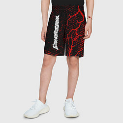 Шорты детские FNF Молнии По вертикали, цвет: 3D-принт — фото 2