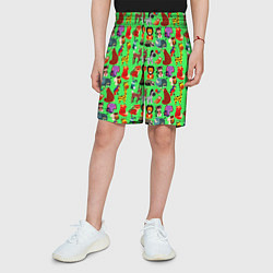 Шорты детские WILD ANIMALS OF THE ZOO, цвет: 3D-принт — фото 2