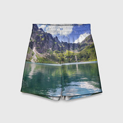 Детские шорты Прозрачное горное озеро