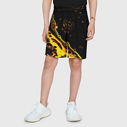 Шорты детские Золотая вода, цвет: 3D-принт — фото 2