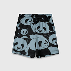 Шорты детские Panda summer song, цвет: 3D-принт