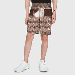 Шорты детские Котики 2023, цвет: 3D-принт — фото 2