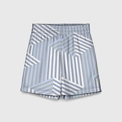Шорты детские Строгий геометрический узор, цвет: 3D-принт