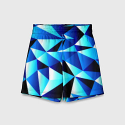 Шорты детские Полигоны треугольники, цвет: 3D-принт
