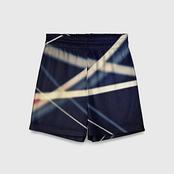 Шорты детские Полосатая абстракция, цвет: 3D-принт