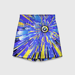 Шорты детские BMW - neon pattern - Germany, цвет: 3D-принт