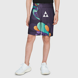 Шорты детские Zelda graffity splash, цвет: 3D-принт — фото 2