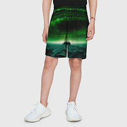 Шорты детские Космический шторм, цвет: 3D-принт — фото 2