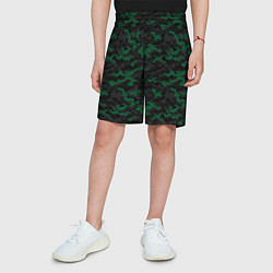 Шорты детские Точечный камуфляжный узор Spot camouflage pattern, цвет: 3D-принт — фото 2