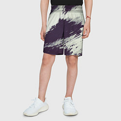 Шорты детские Размазанные мазки, цвет: 3D-принт — фото 2