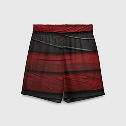 Детские шорты Black red texture