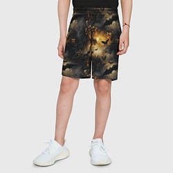 Шорты детские Ночная мышь, цвет: 3D-принт — фото 2