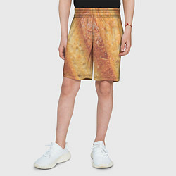 Шорты детские Корочка батона, цвет: 3D-принт — фото 2