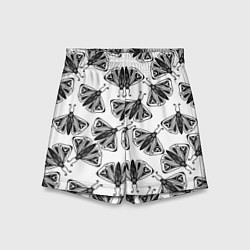Детские шорты Butterflies - gothic pattern