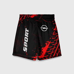 Детские шорты Opel red sport tires