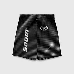 Шорты детские JAC sport metal, цвет: 3D-принт