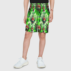 Шорты детские Волки эпический паттерн, цвет: 3D-принт — фото 2
