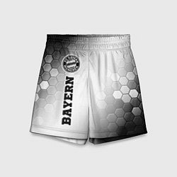 Шорты детские Bayern sport на светлом фоне по-вертикали, цвет: 3D-принт