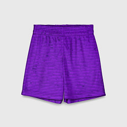 Детские шорты Сочный фиолетовый в полоску