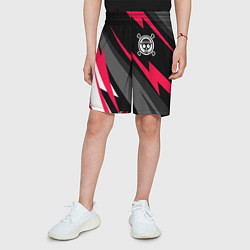 Шорты детские One Piece electro lines, цвет: 3D-принт — фото 2