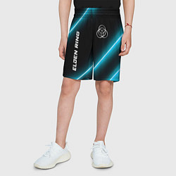 Шорты детские Elden Ring неоновые лампы, цвет: 3D-принт — фото 2