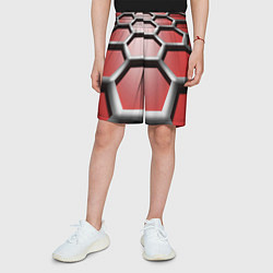 Шорты детские Броня робота, цвет: 3D-принт — фото 2